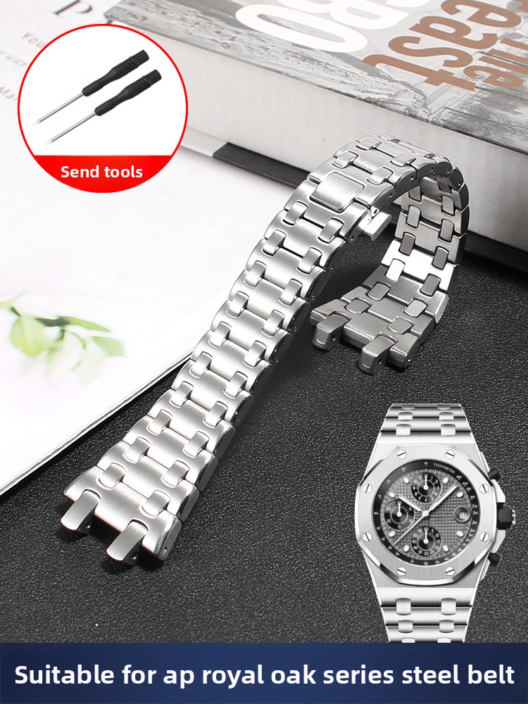 Audemars Piguet Watch Royal Oak - Pulseira de Relógio em Aço Inoxidável