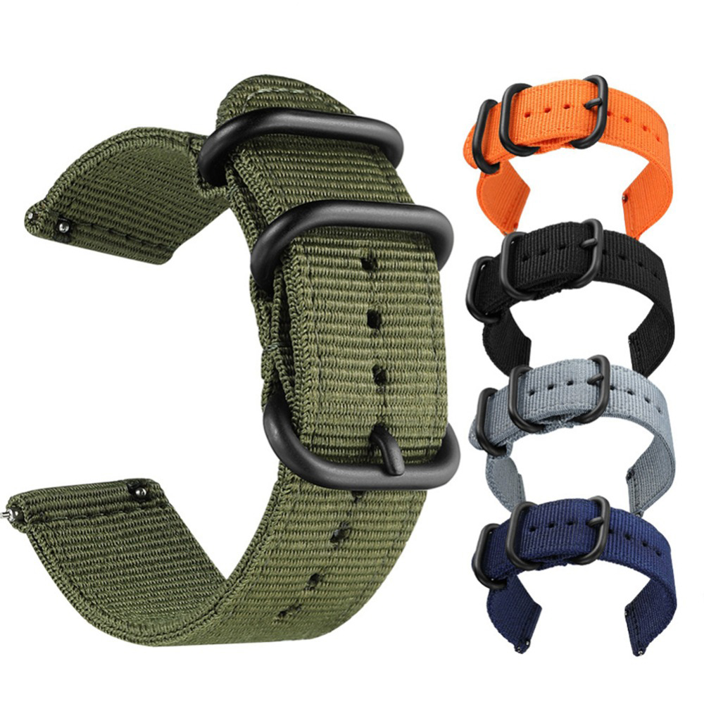 Canvas Strap Watch - Pulseira esportiva de lona de nylon,
