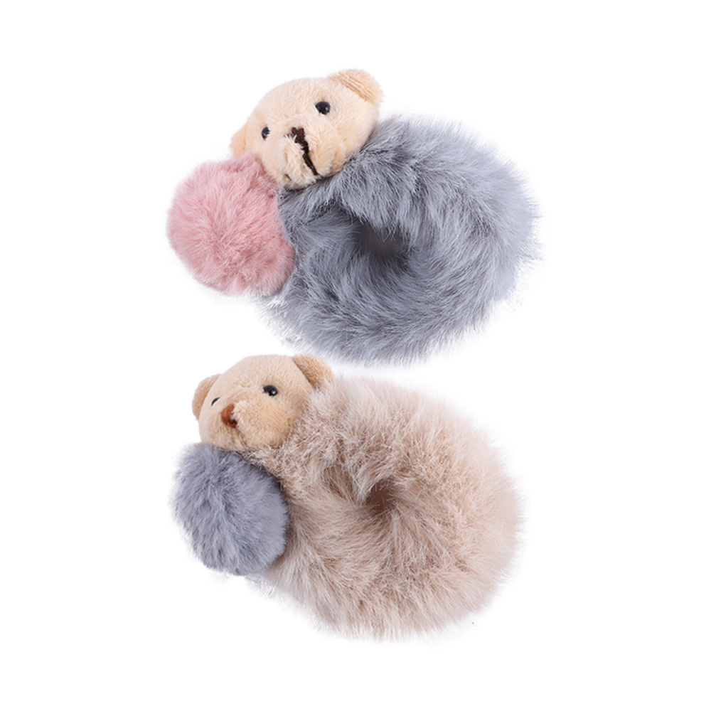 Silicone Band Women - Novo e Adorável Scrunchie de Urso
