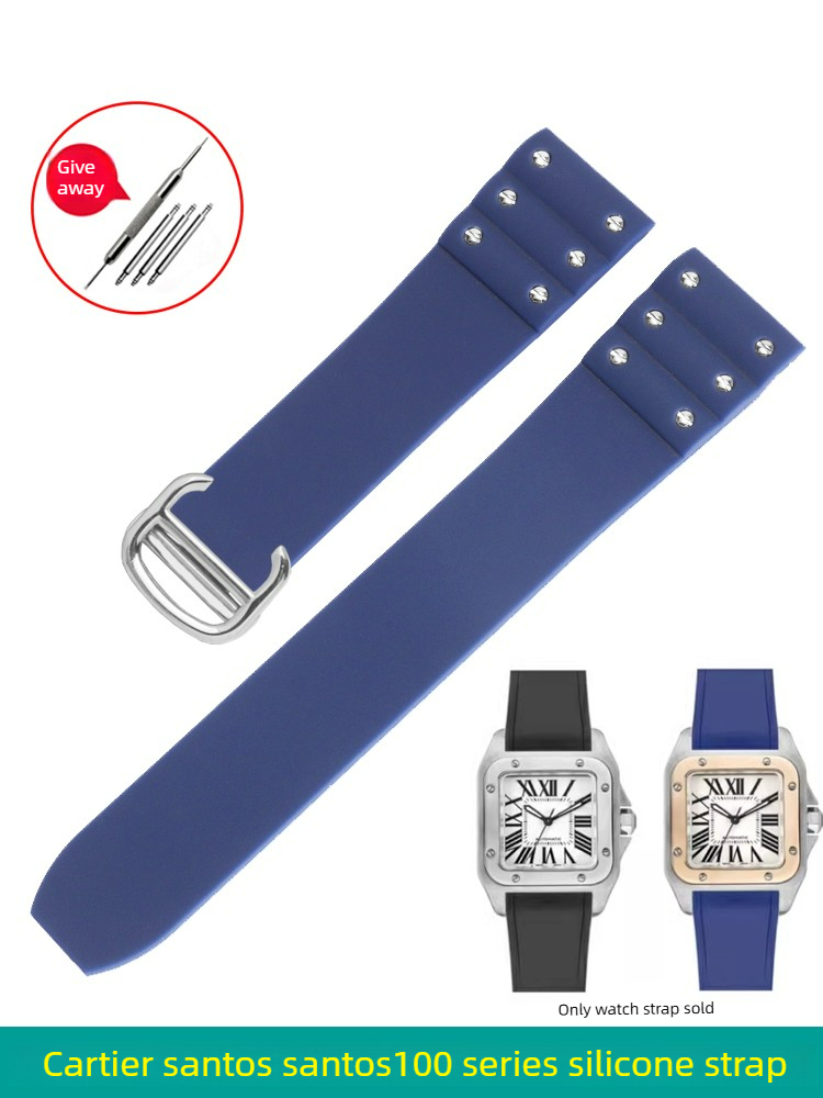 Pulseira de Borracha de Silico - Cartier Watch Santos avaliação e preço
