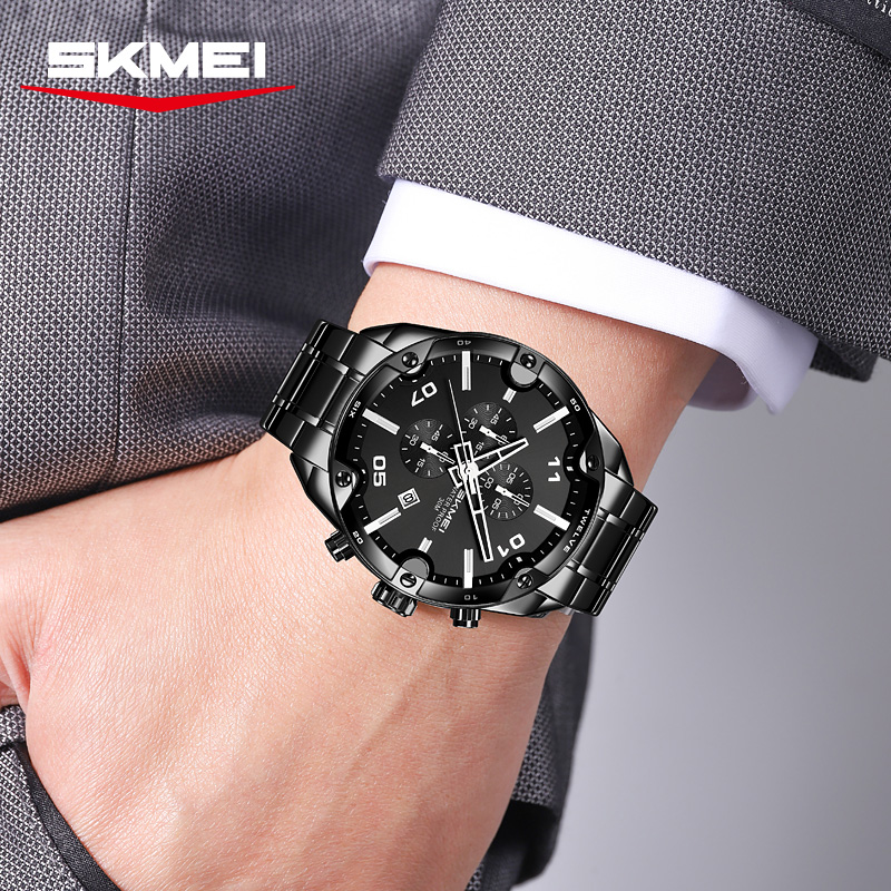 Relógio Masculino SKMEI 9387 d - Suede Strap Watch avaliação e preço