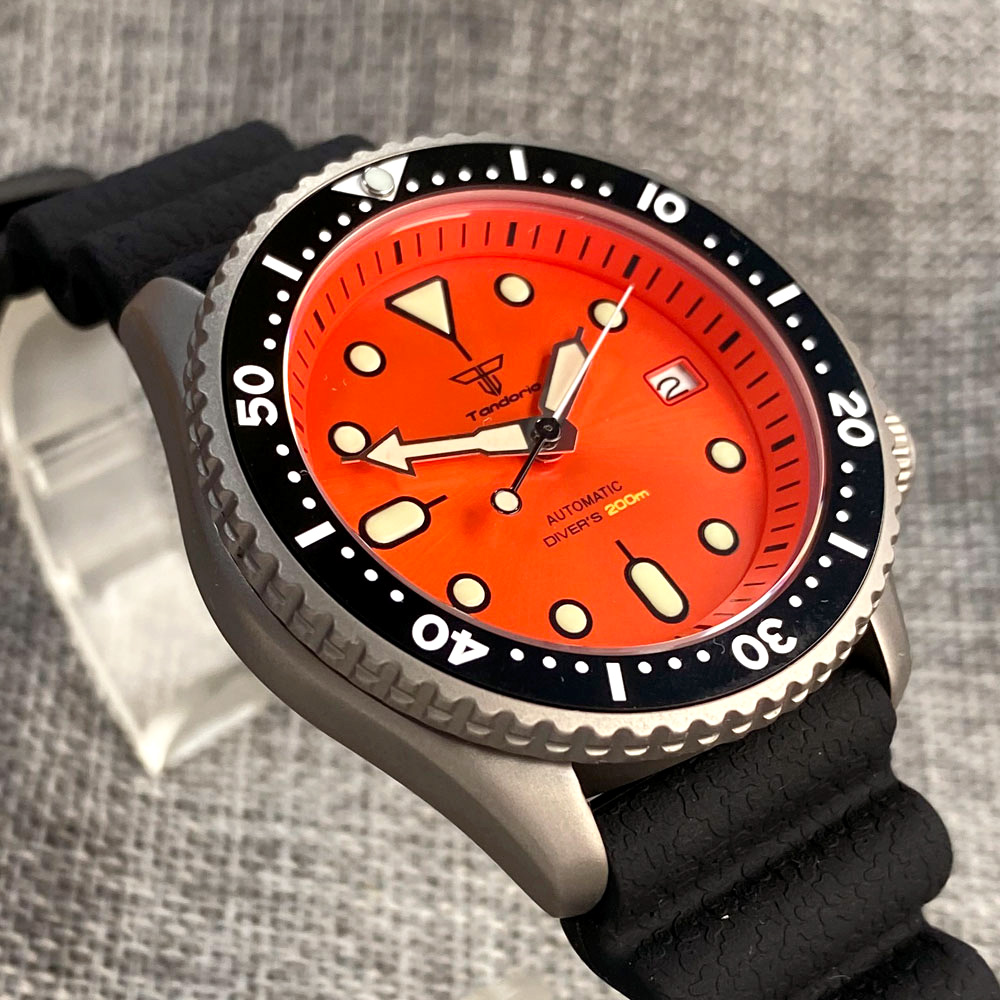 Relógio Masculino Tandorio 41m - Rubber Strap Diver avaliação e preço