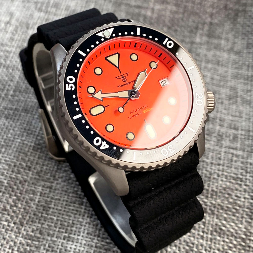 Relógio Masculino Tandorio 41m - Rubber Strap Diver avaliação e preço