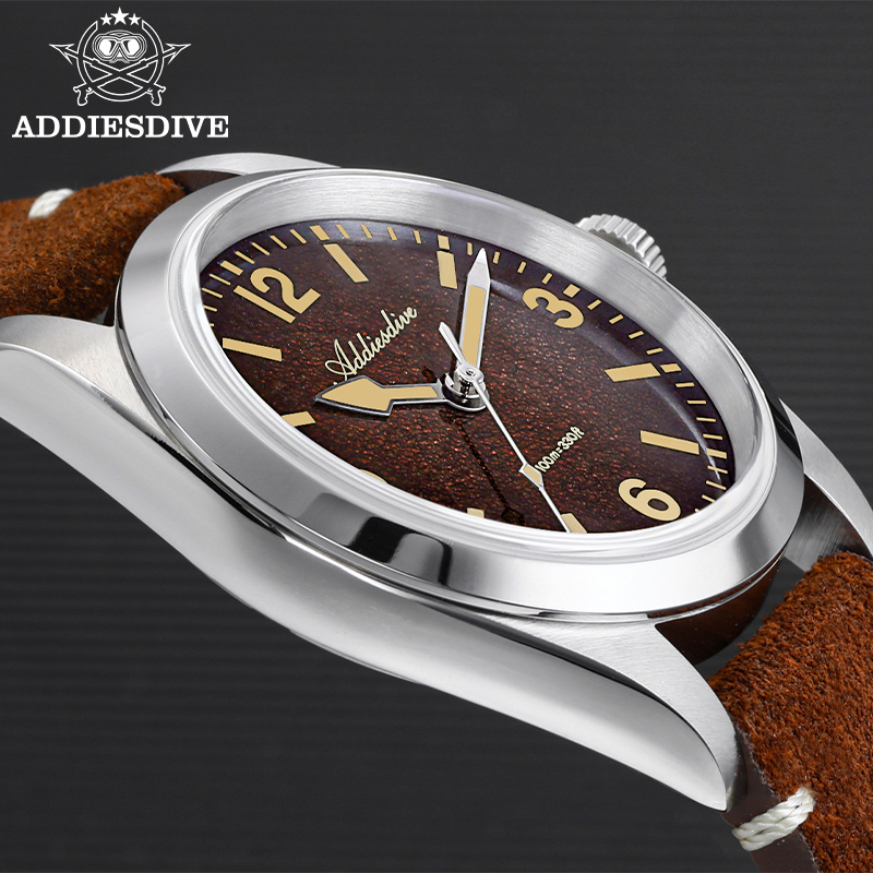 ADDIESDIVE 36MM 200M Relógios  - Suede Strap Watch avaliação e preço
