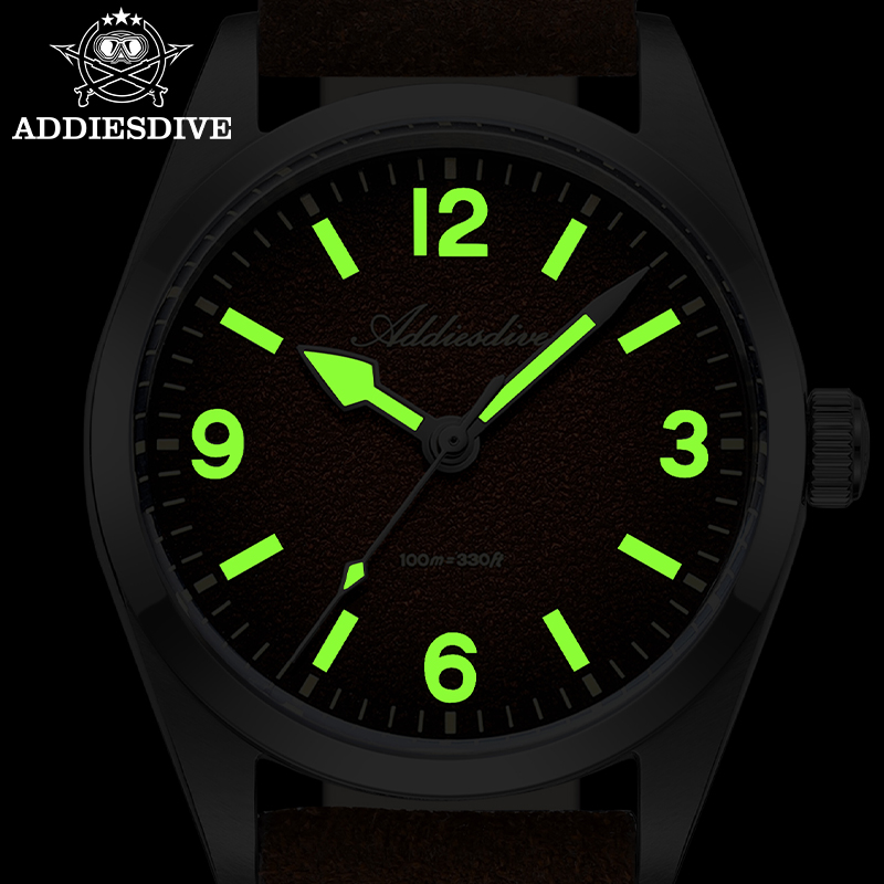 ADDIESDIVE 36MM 200M Relógios  - Suede Strap Watch avaliação e preço