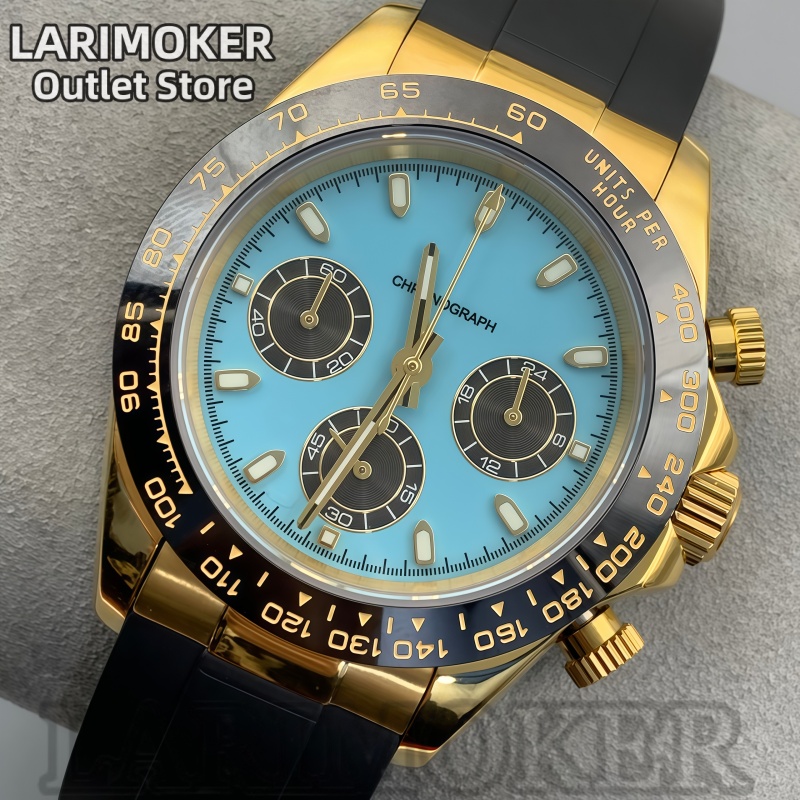 Larimoker 39mm relógio esporti - Rubber Strap Diver avaliação e preço