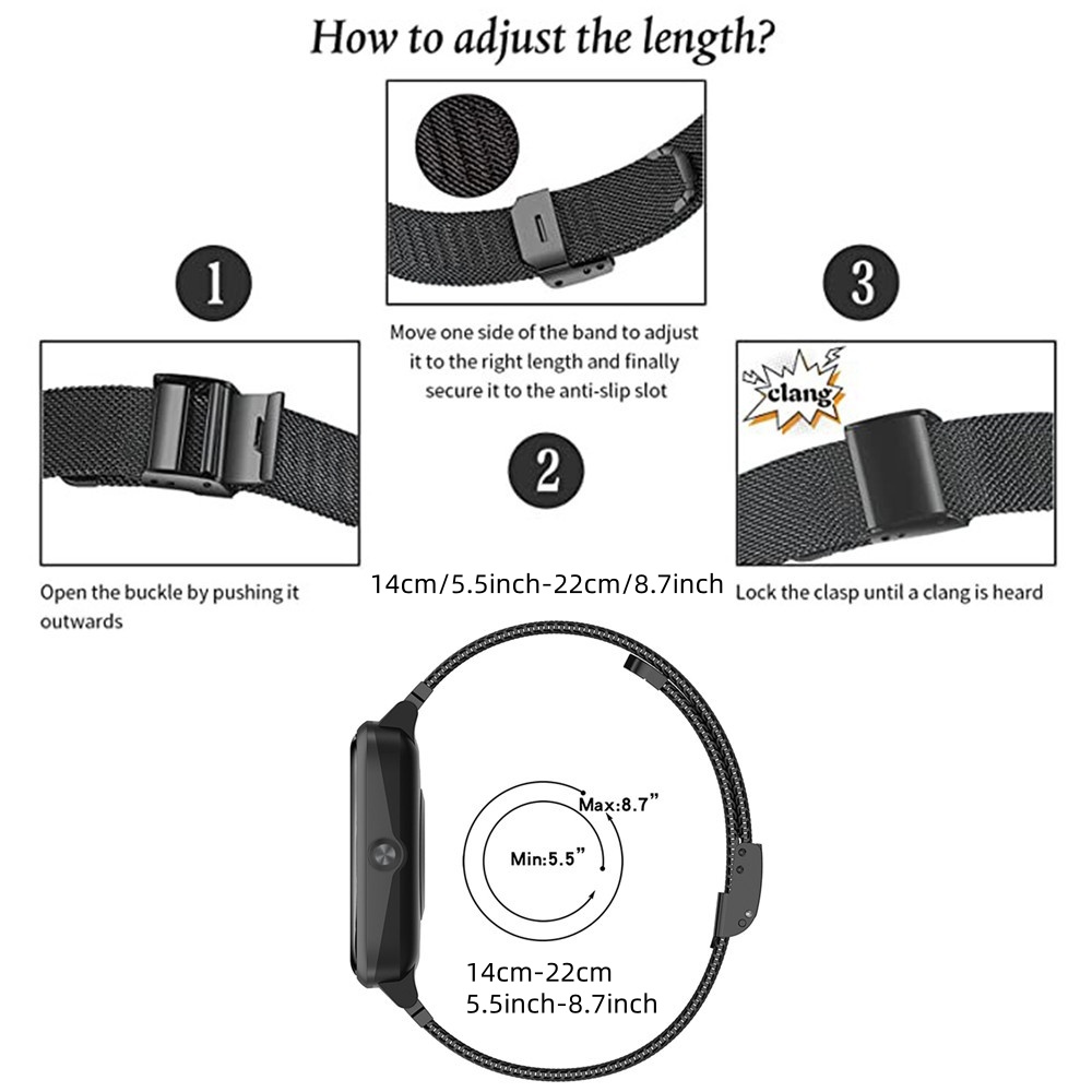 Bandas de metal para Fitbit Ve - Mesh Strap Metal avaliação e preço