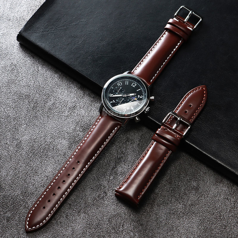 Pulseira de Couro Genuíno Bril - Leather Strap Quick Release avaliação e preço