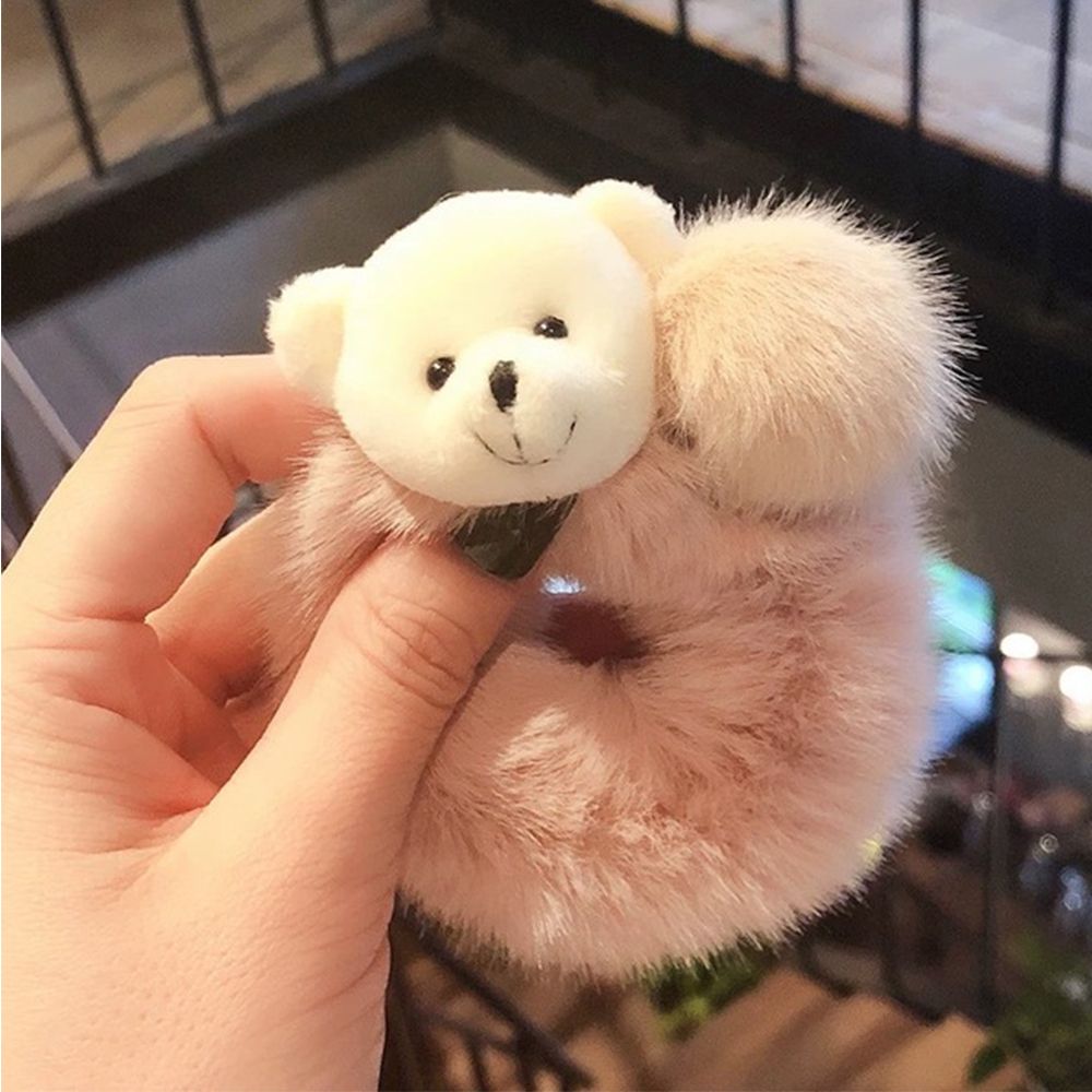 Novo e Adorável Scrunchie de U - Silicone Band Women avaliação e preço